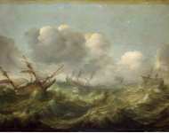 Willaerts Abraham Stormy Sea  - Hermitage